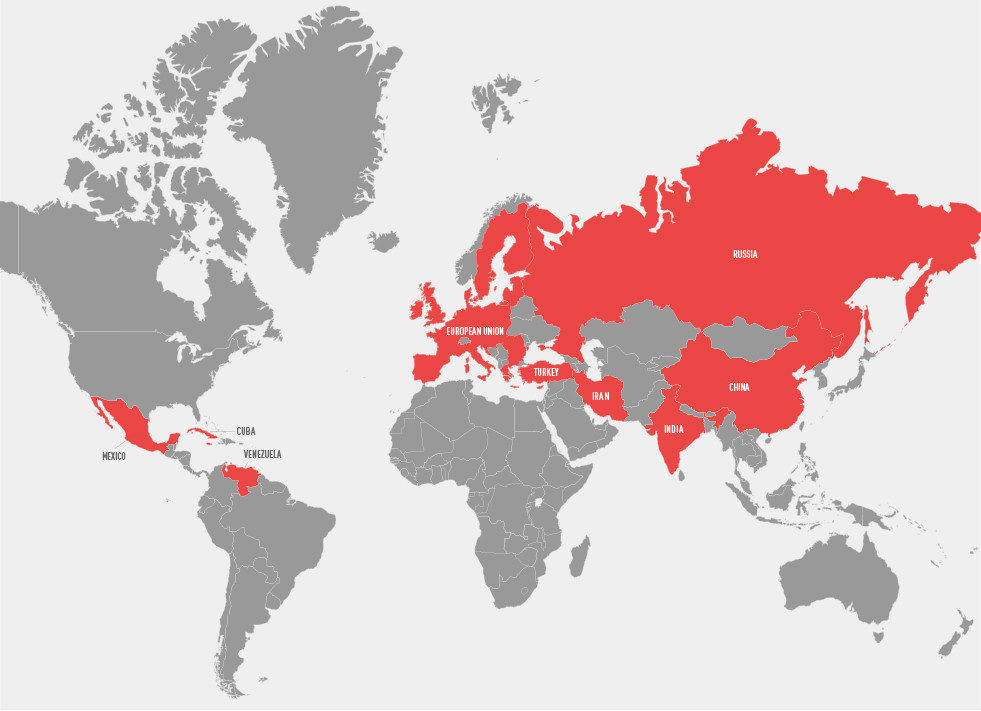 Click to enlarge countries US threats