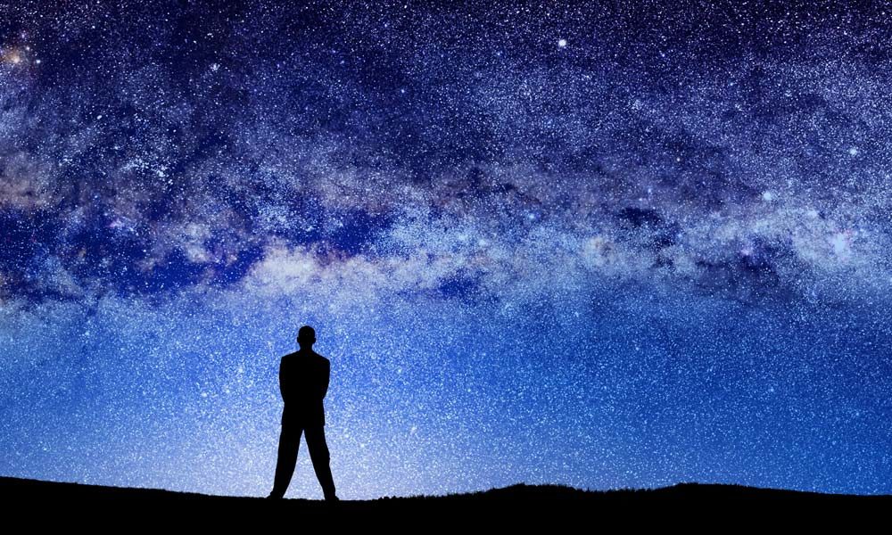 Click to enlarge man and universe
