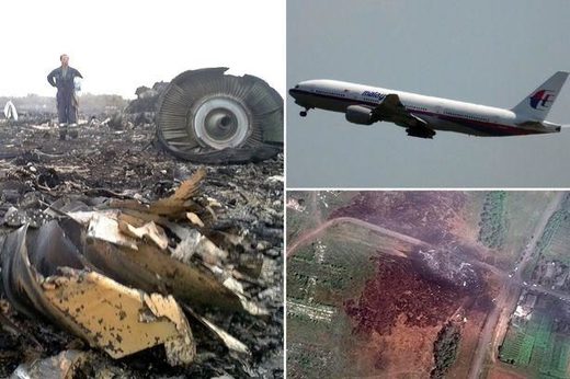 MH17 crash images