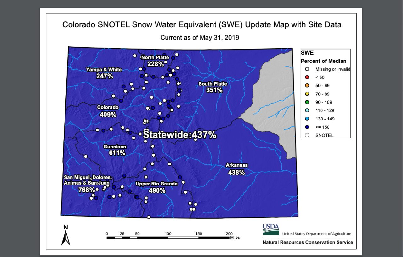 Click to enlarge snow water