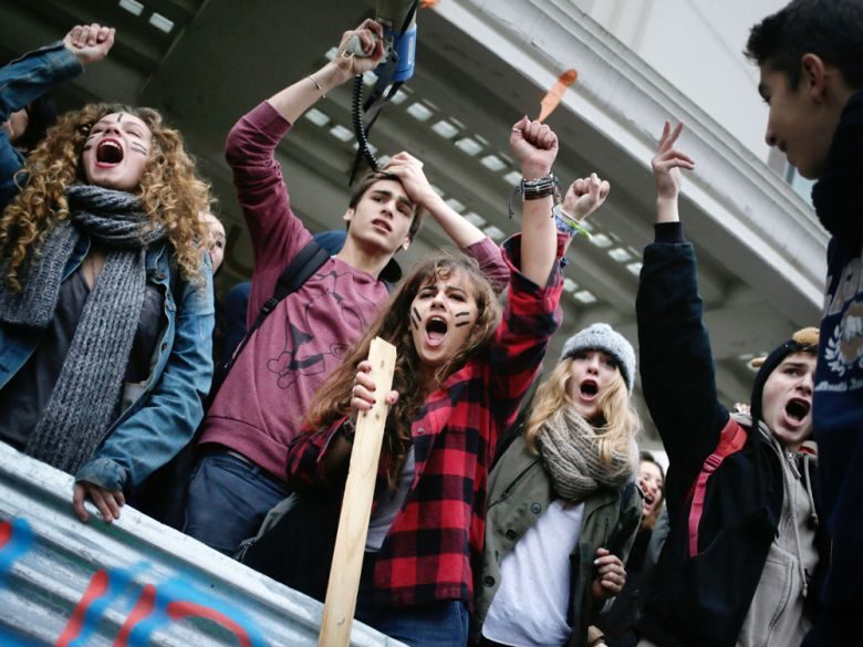 Click to enlarge student protest