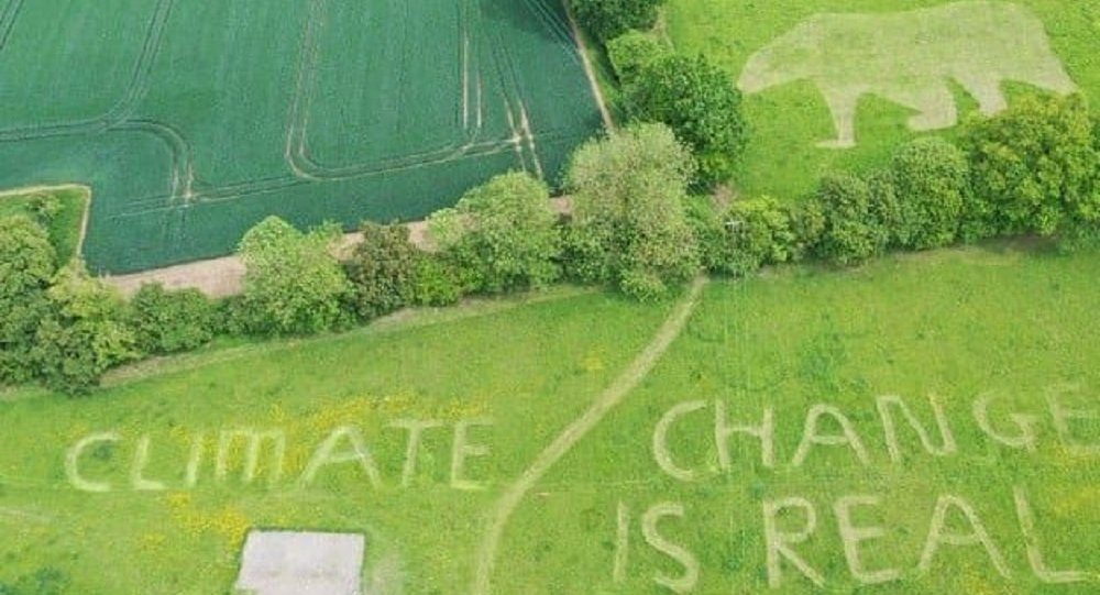 Click to enlarge climate change lawn mowing
