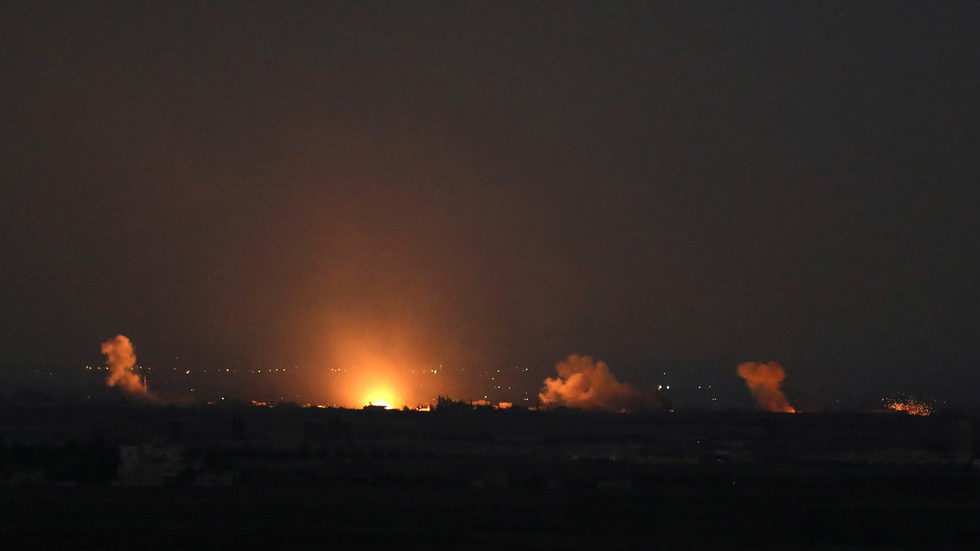 israel strike syria T4 airbase