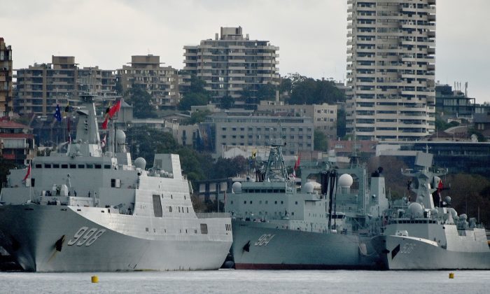 Chinese warships