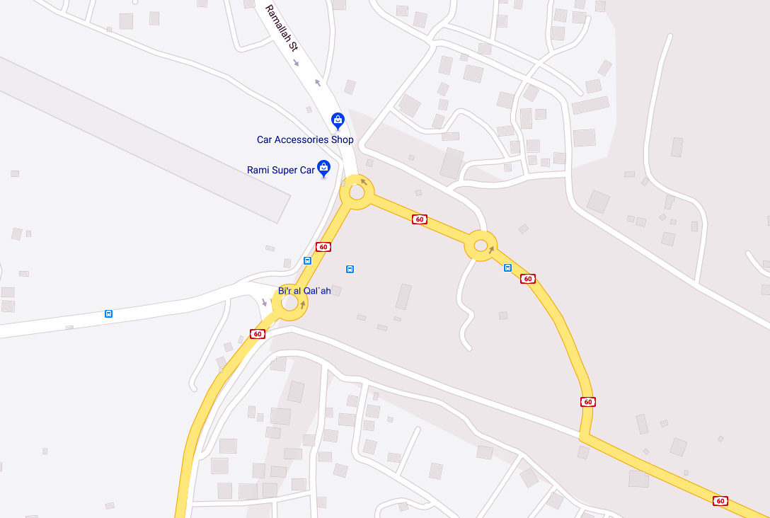 Click to enlarge checkpoints israel Qalandiya West Bank