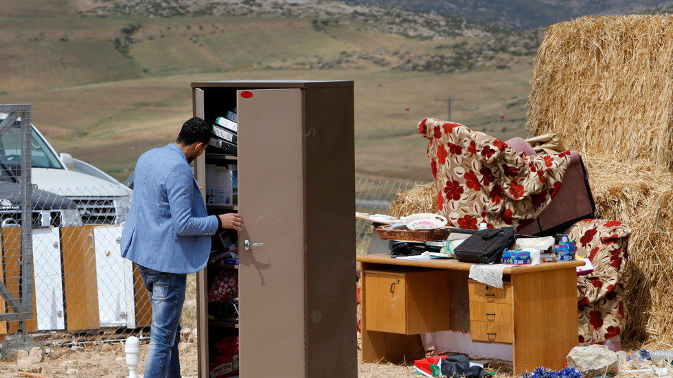 palestinian school demolioshed
