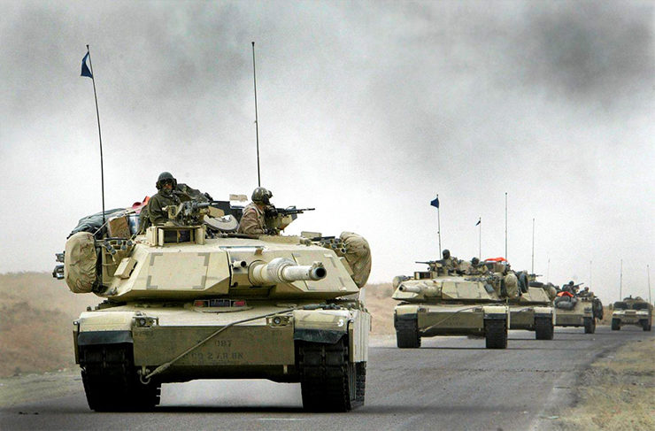 tanks in middle east