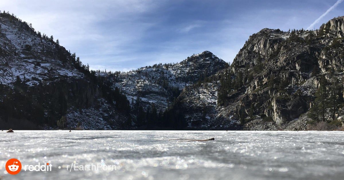 Frozen Eagle Lake, Near Lake Tahoe