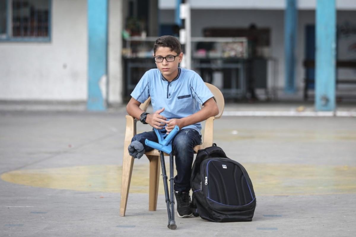 gaza child amputee israel