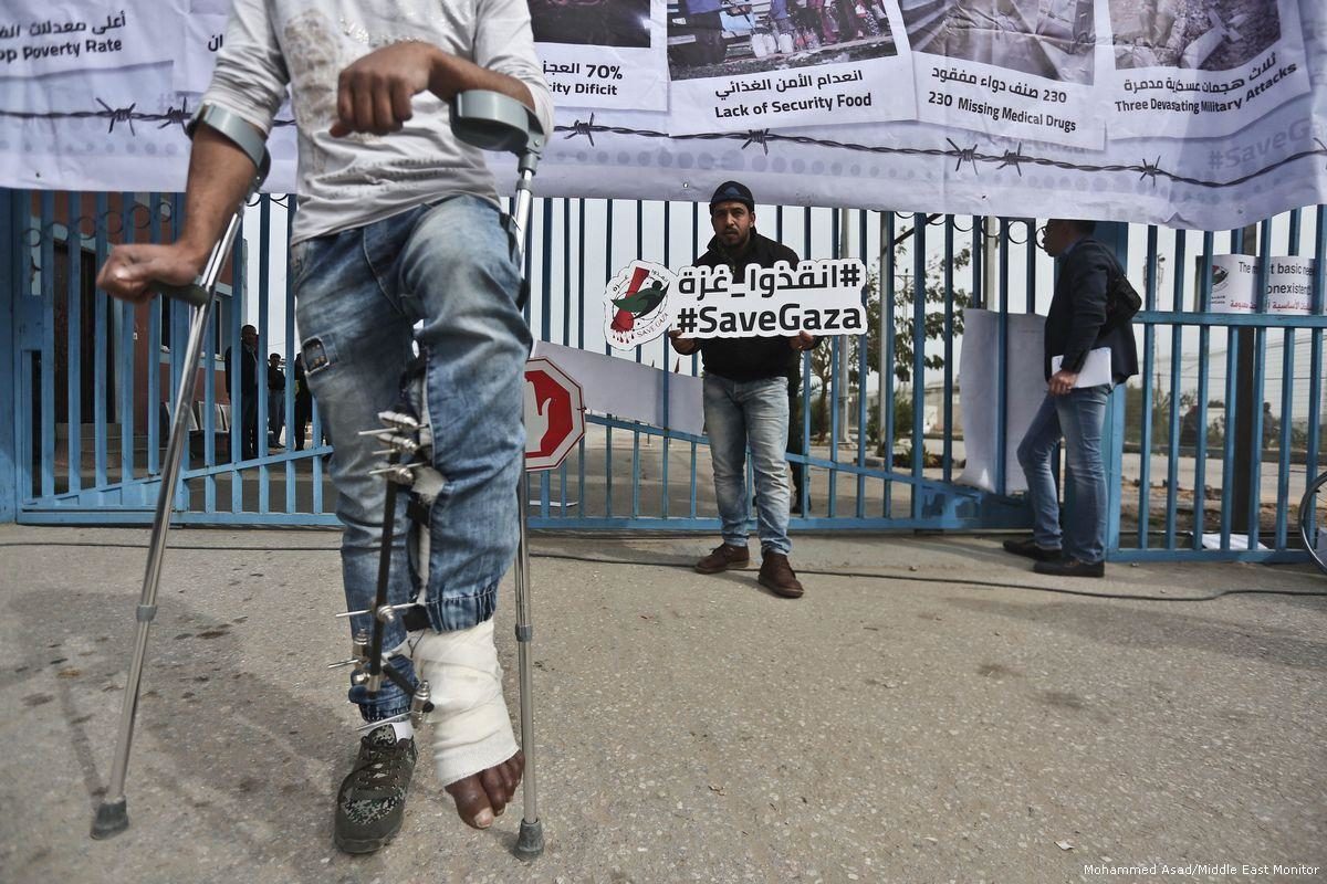 disabled children gaza Israel