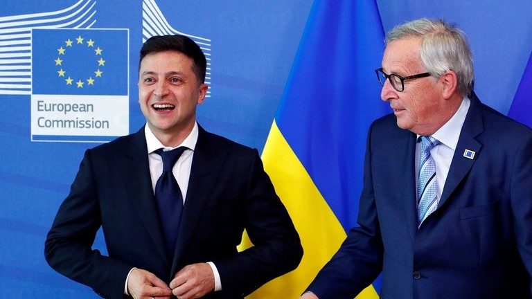 Zelensky and Juncker