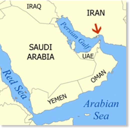 Persian Gulf map
