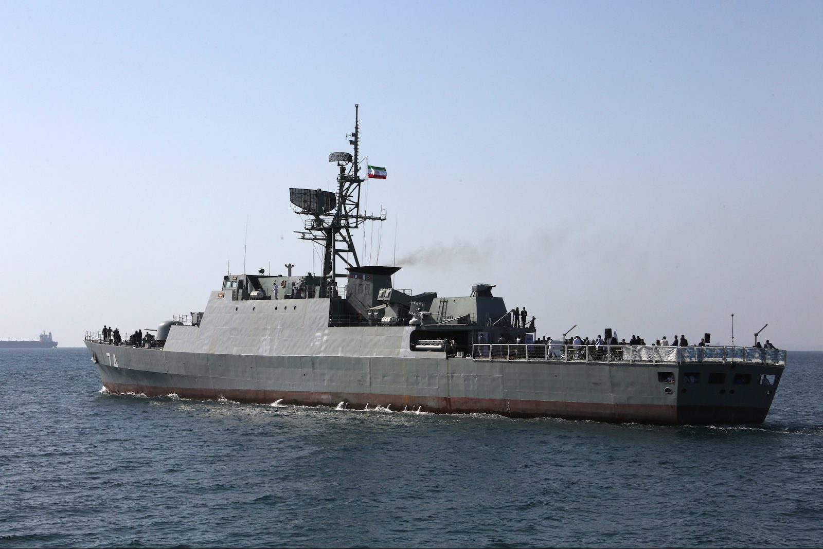 Click to enlarge Iranian Navy warship