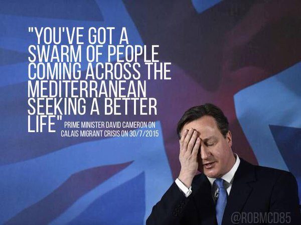 Click to enlarge david cameron swarms migrants