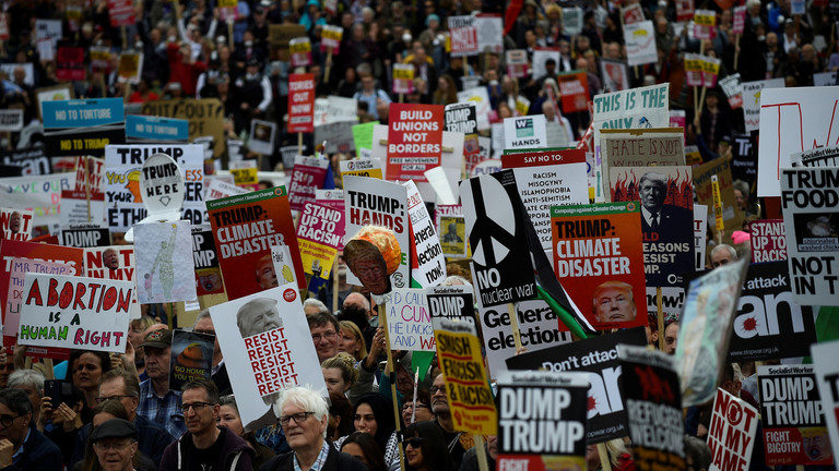 Trump protesters