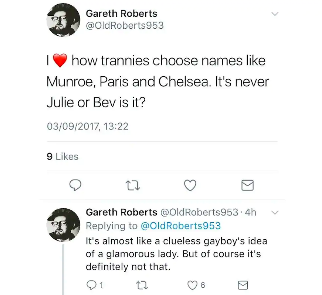 Click to enlarge gareth roberts tweet