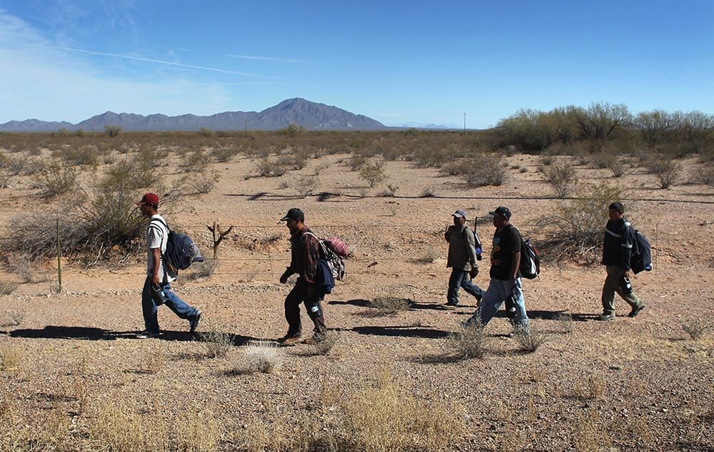illegals US Mexico border