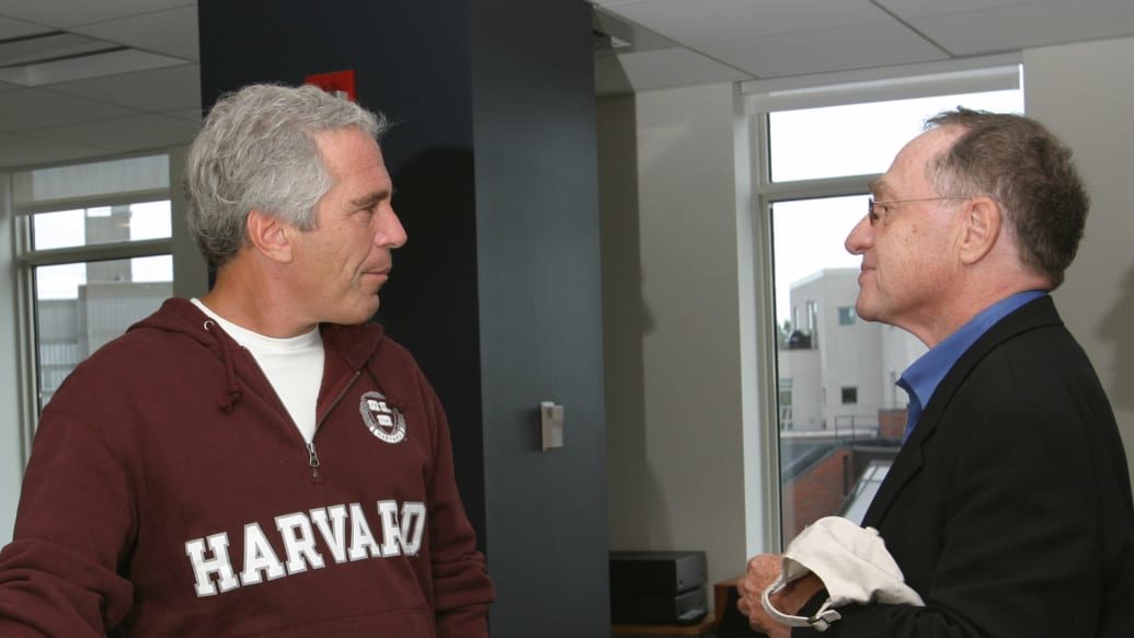 Click to enlarge Jeffrey Epstein Professor Alan Dershowitz