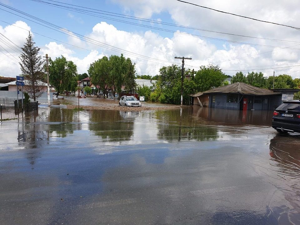 Flooding in Romania, June 2019.