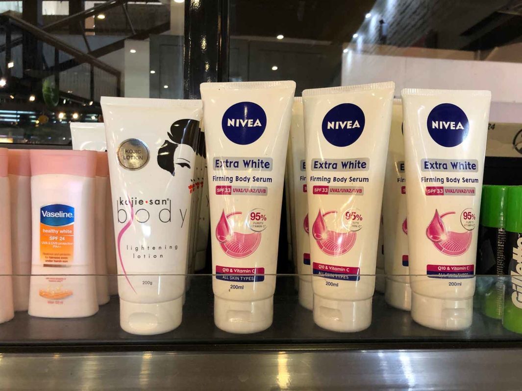 Click to enlarge Skin whitening products