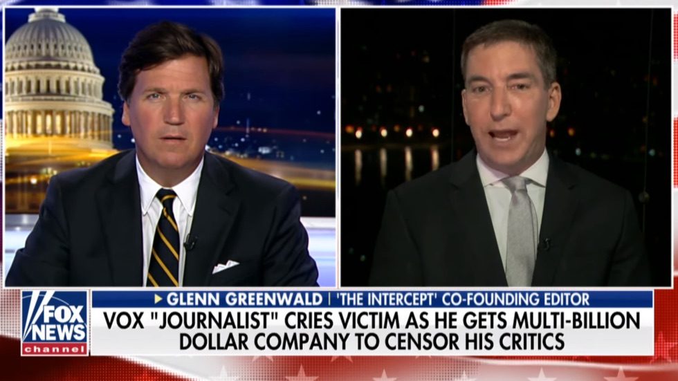 Glenn Greenwald speaks to Tucker Carlson