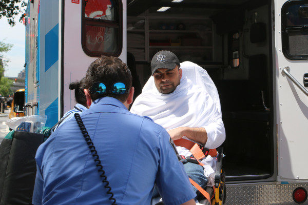 Man attacked by machete in NYC