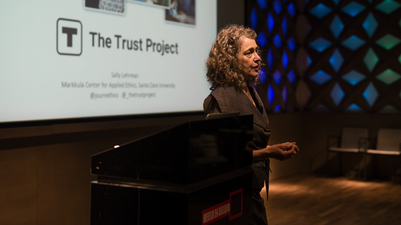 Trust Project founder Sally Lehrman
