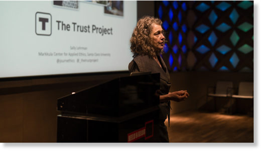 Trust Project founder Sally Lehrman