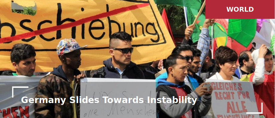 Click to enlarge Germany slides toward instability