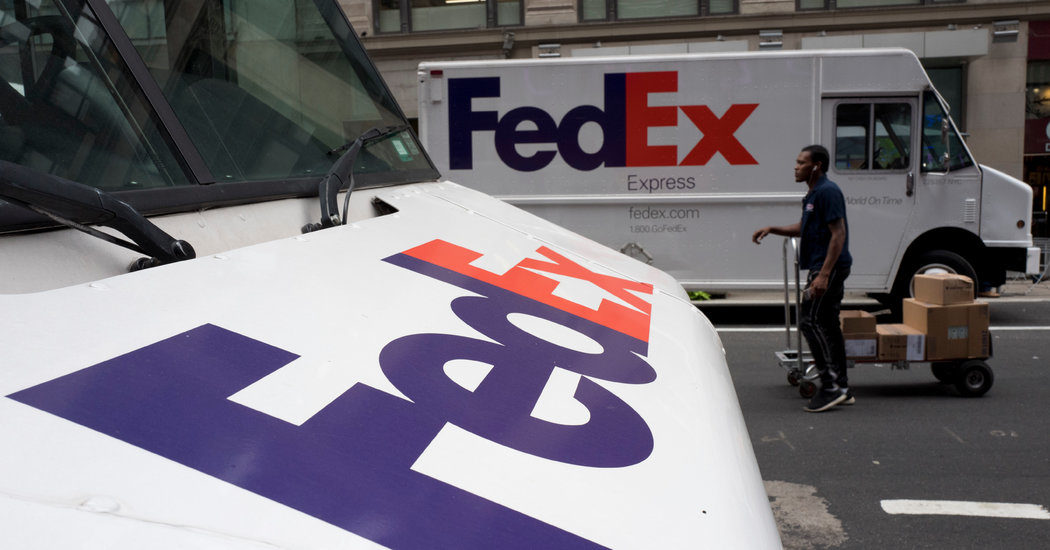 Fed Ex truck