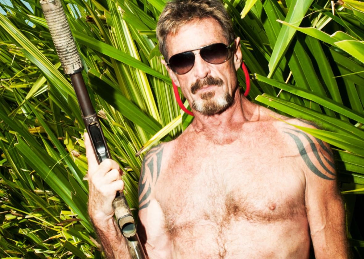 Click to enlarge John McAfee