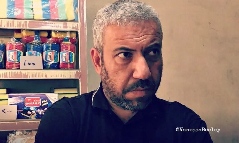 Click to enlarge Ahmad Aldayh, prisoner of the armed groups in the former Eye and Childrens hospital complex in East Aleppo.