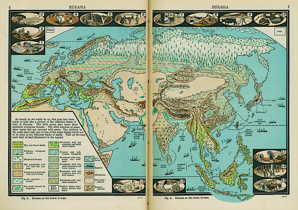 1936 map of Eurasia