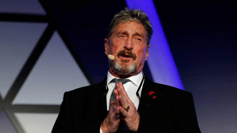 Click to enlarge John McAfee