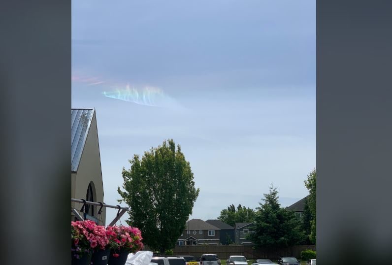 Circumhorizontal arc over Tacoma, WA