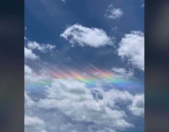 Click to enlarge Circumhorizontal arc over central PA