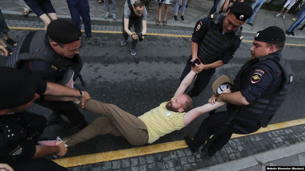 protester