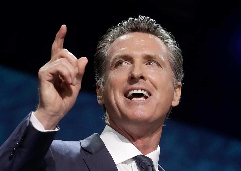 Click to enlarge California Governor Gavin Newsom