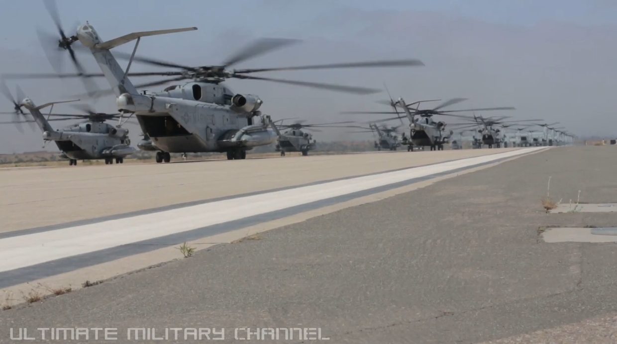 Click to enlarge US Marine Corps helicopters 2