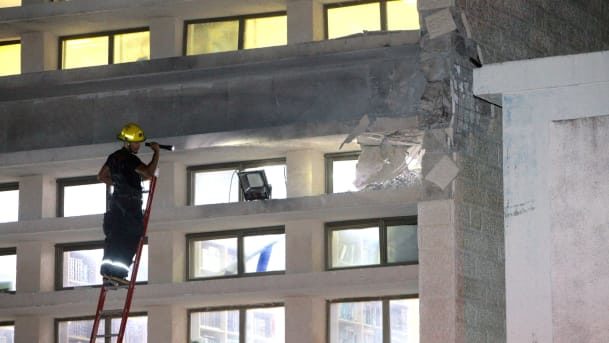 Israel rocket damage