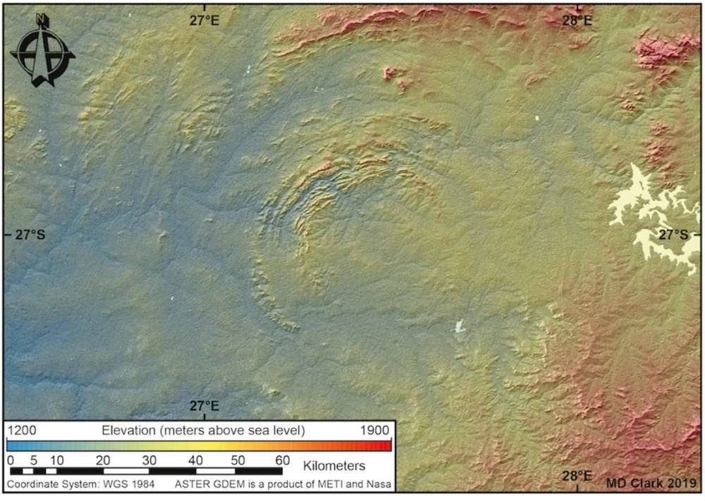 Crater Image from Space