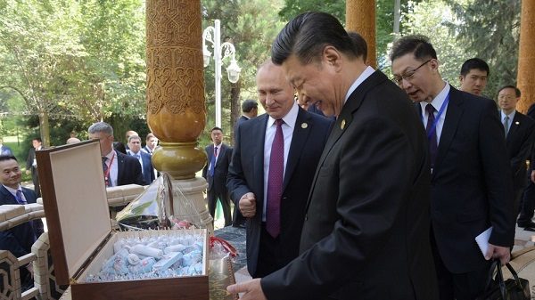 Putin and  Xi Jinping