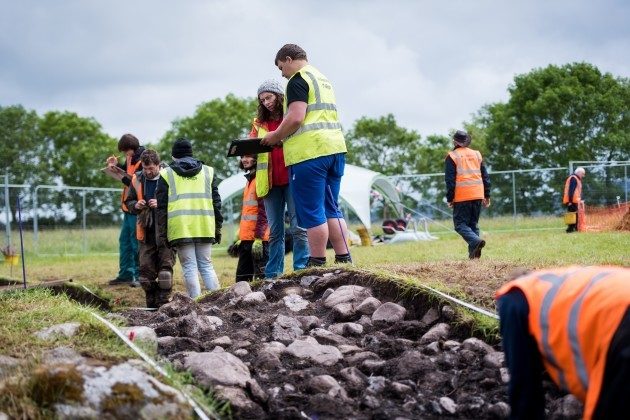 Click to enlarge Archaeology Students
