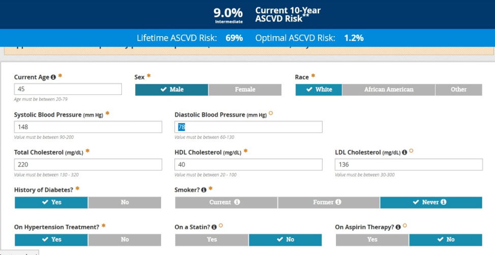 ASCVD risk