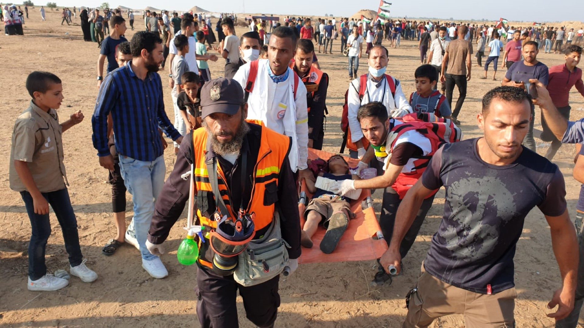 injured protester great march of return