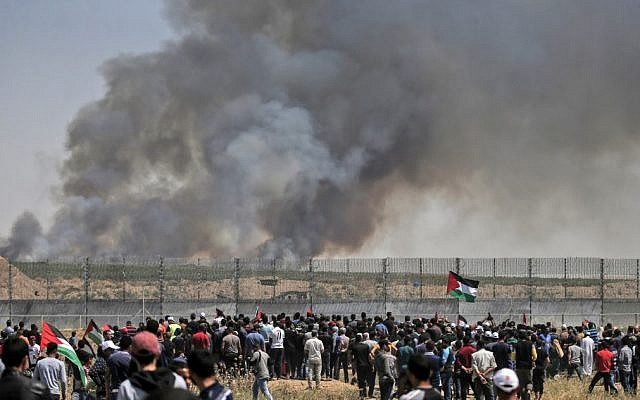 gaza protests border fence march of return