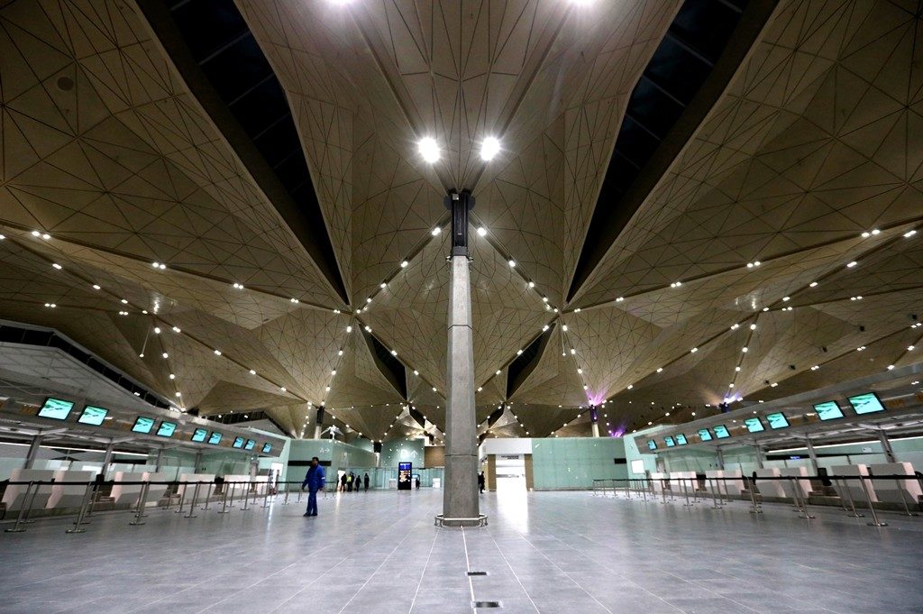 Click to enlarge The new passenger terminal of Pulkovo airport