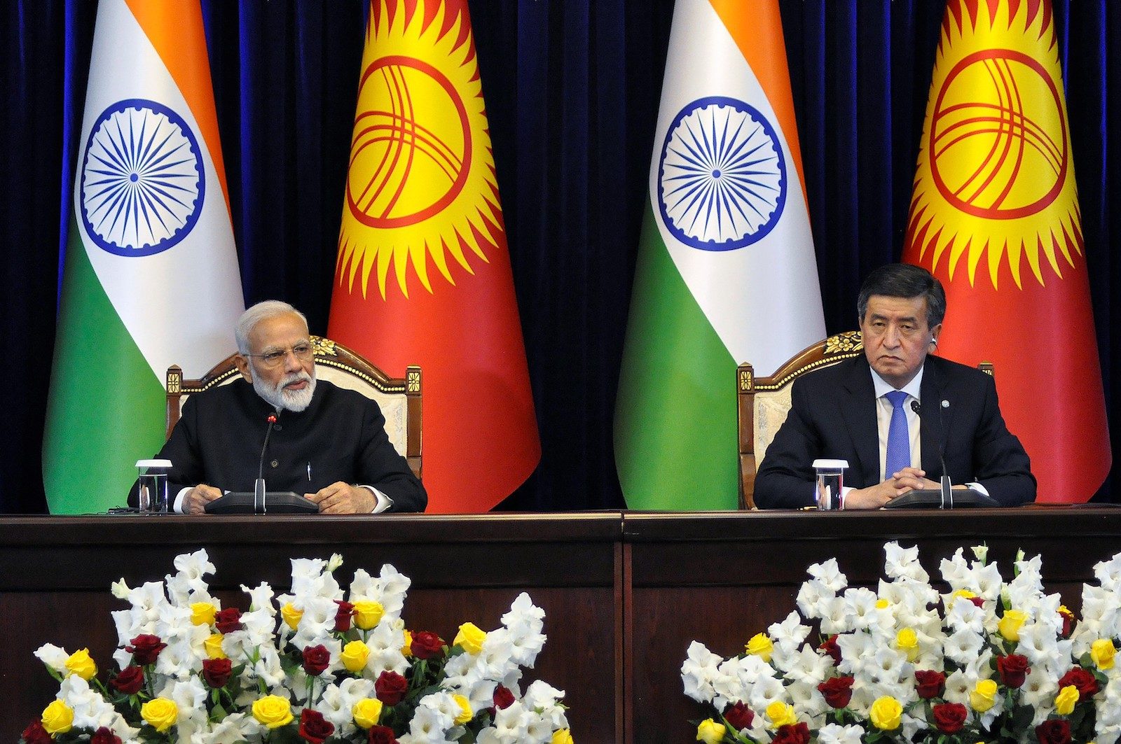 Click to enlarge Modi Sooronbay Jeenbekov