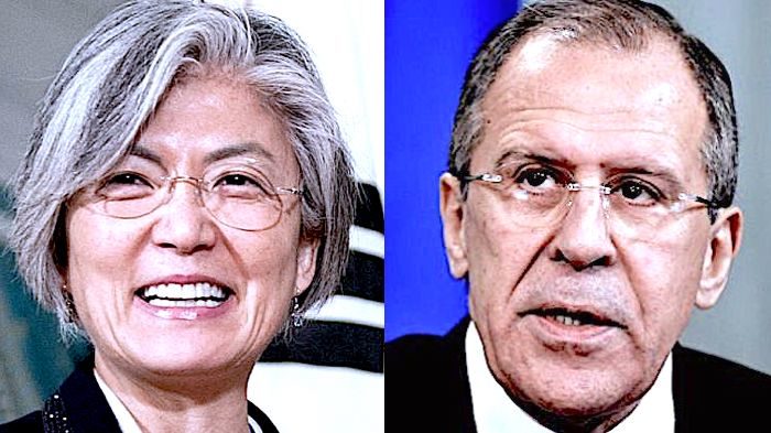 Click to enlarge Kang Kyung-wha/Sergei Lavrov
