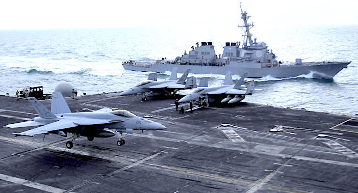 Click to enlarge USS Abraham Lincoln